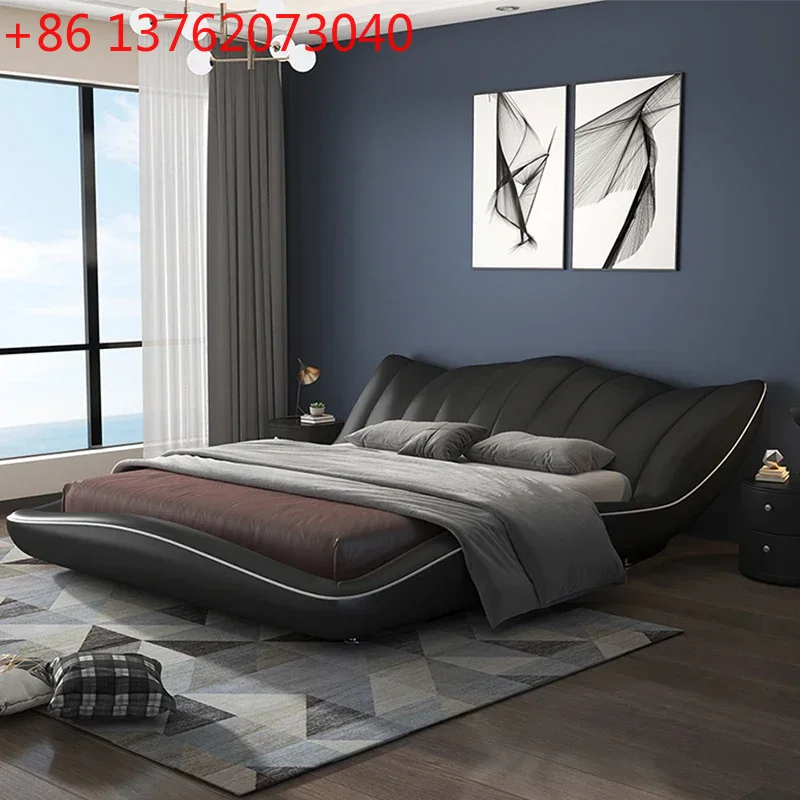 Luxury Skincare Europe - Sun Black Design Double Bed Luxury
