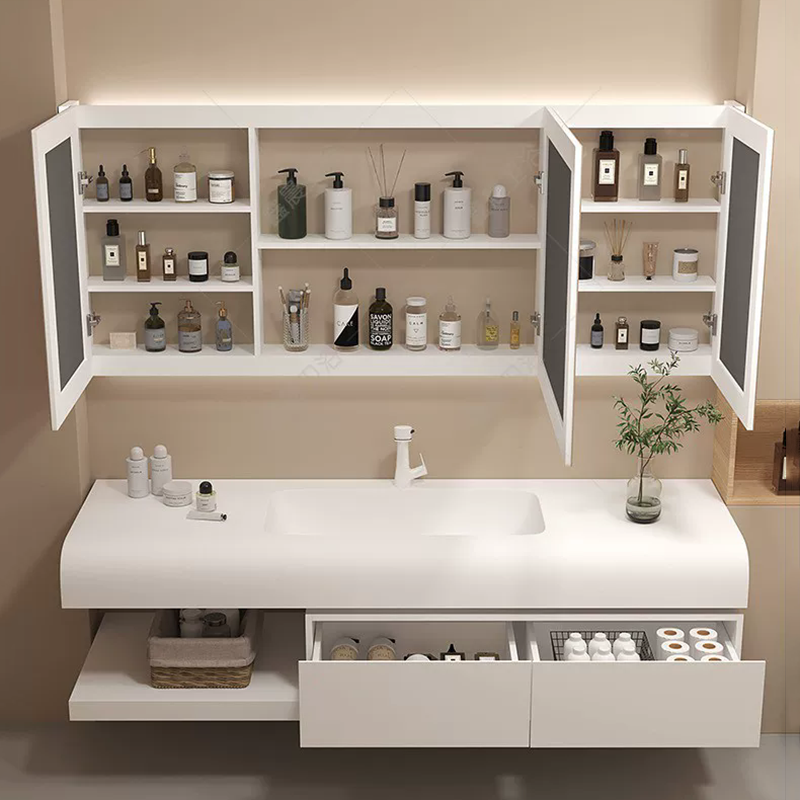 Drawers Paper Bathroom Cabinet - Luxury Skincare & Spa Photos 评论和价格