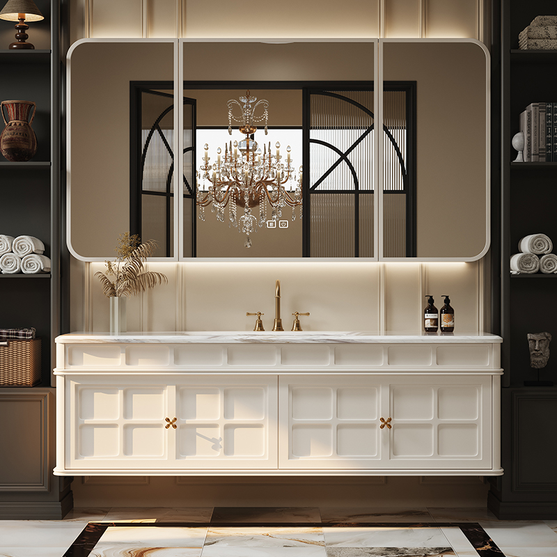 French Retro Bathroom Cabinet  - Luxury Skincare & Spa Photos 评论和价格