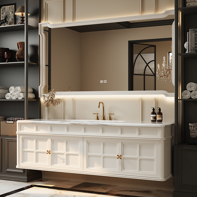 French Retro Bathroom Cabinet  - Luxury Skincare & Spa Photos 评论和价格