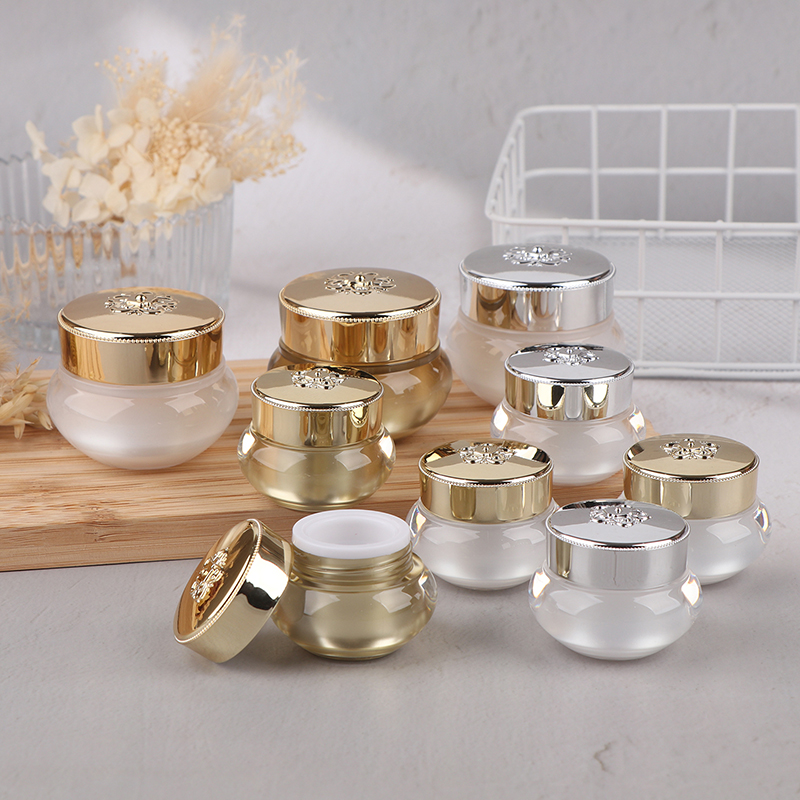 Acrylic Empty Travel Cream Jar - Luxury Skincare & Spa Photos 评论和价格