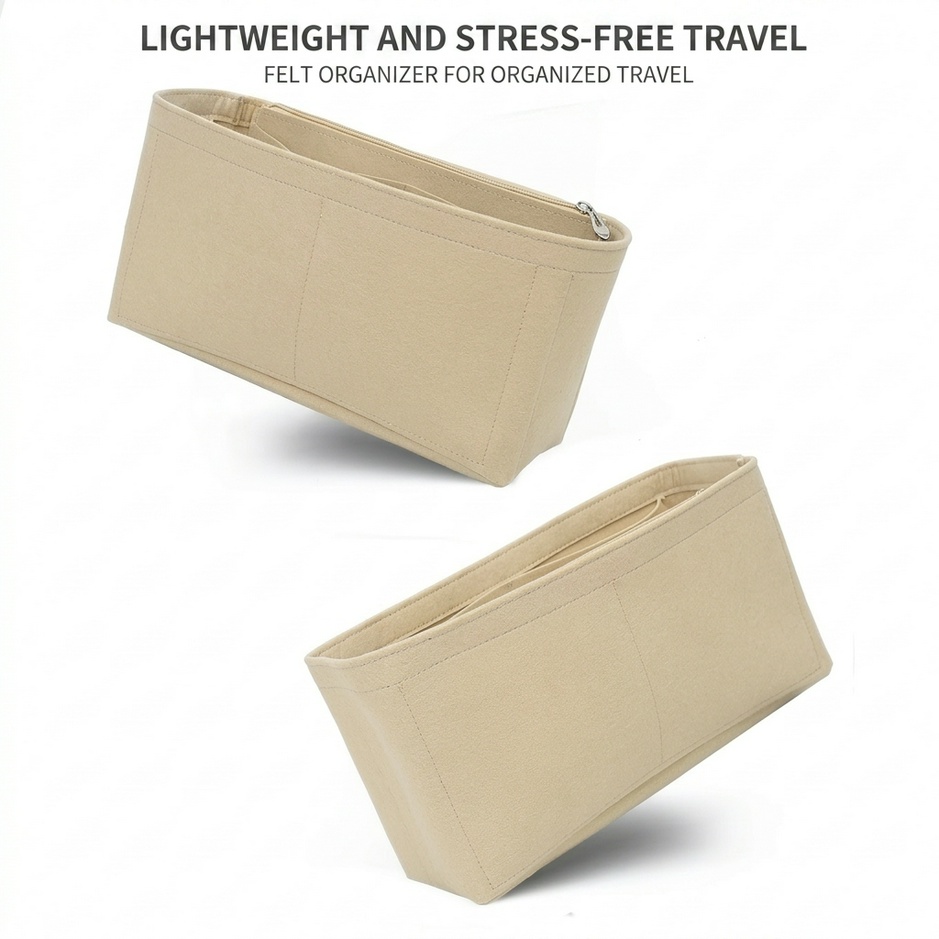 Women Felt Insert Bag Purse Or - Luxury Skincare Brand 评论和价格