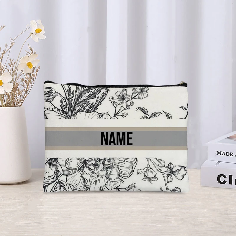 Custom Name Vintage Makeup Bag - Luxury Skincare Brand 评论和价格